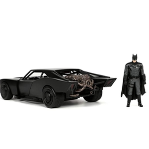اسباب بازی ماشین فلزی بتموبیل و فیگور فلزی بتمن با مقیاس 1:24 Batman and Batmobile_اسباب بازی ماشین